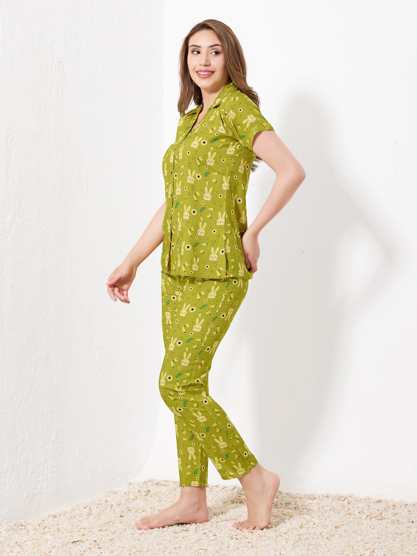Lime Green Night Suit