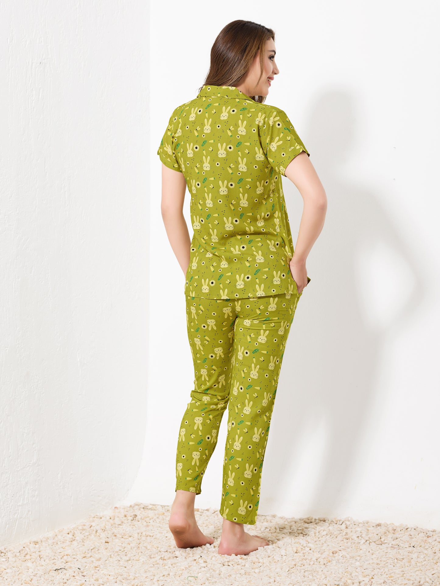 Lime Green Night Suit