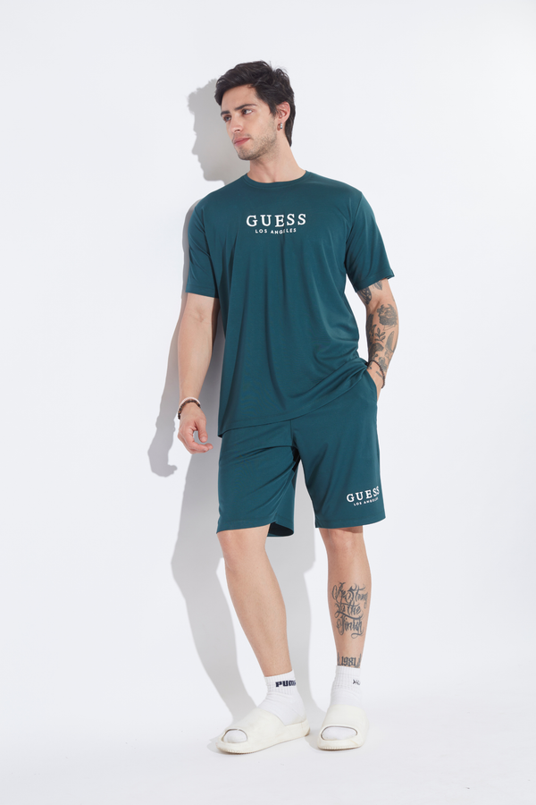 Teal Jersey Mens Co-ord Set