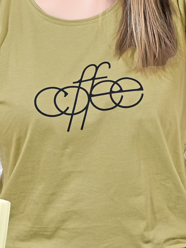 Olive Green Hosiery Nightsuit