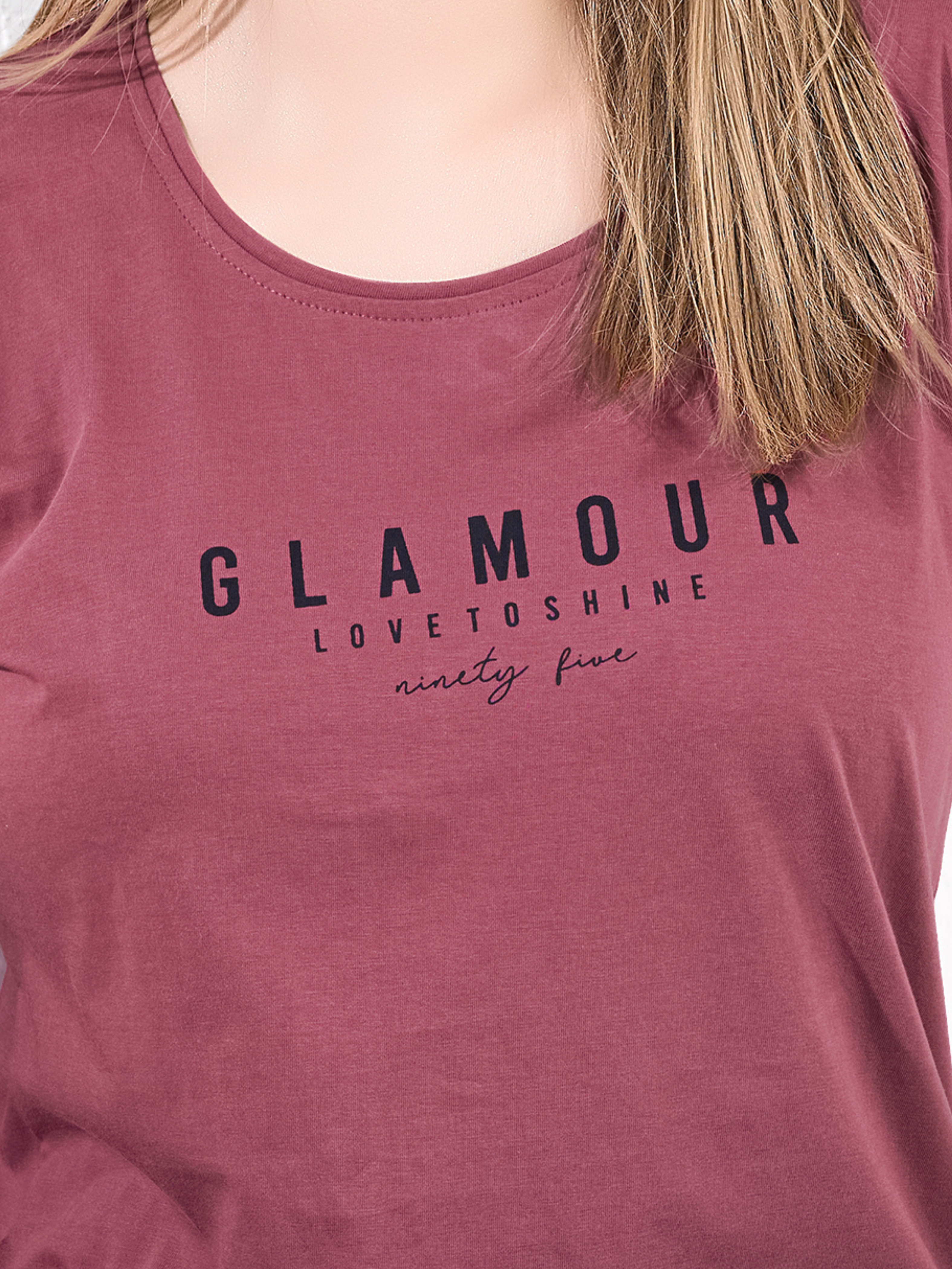 Wine Maroon Hosiery Nightsuit for Women – Soft & Comfortable Everyday Wear