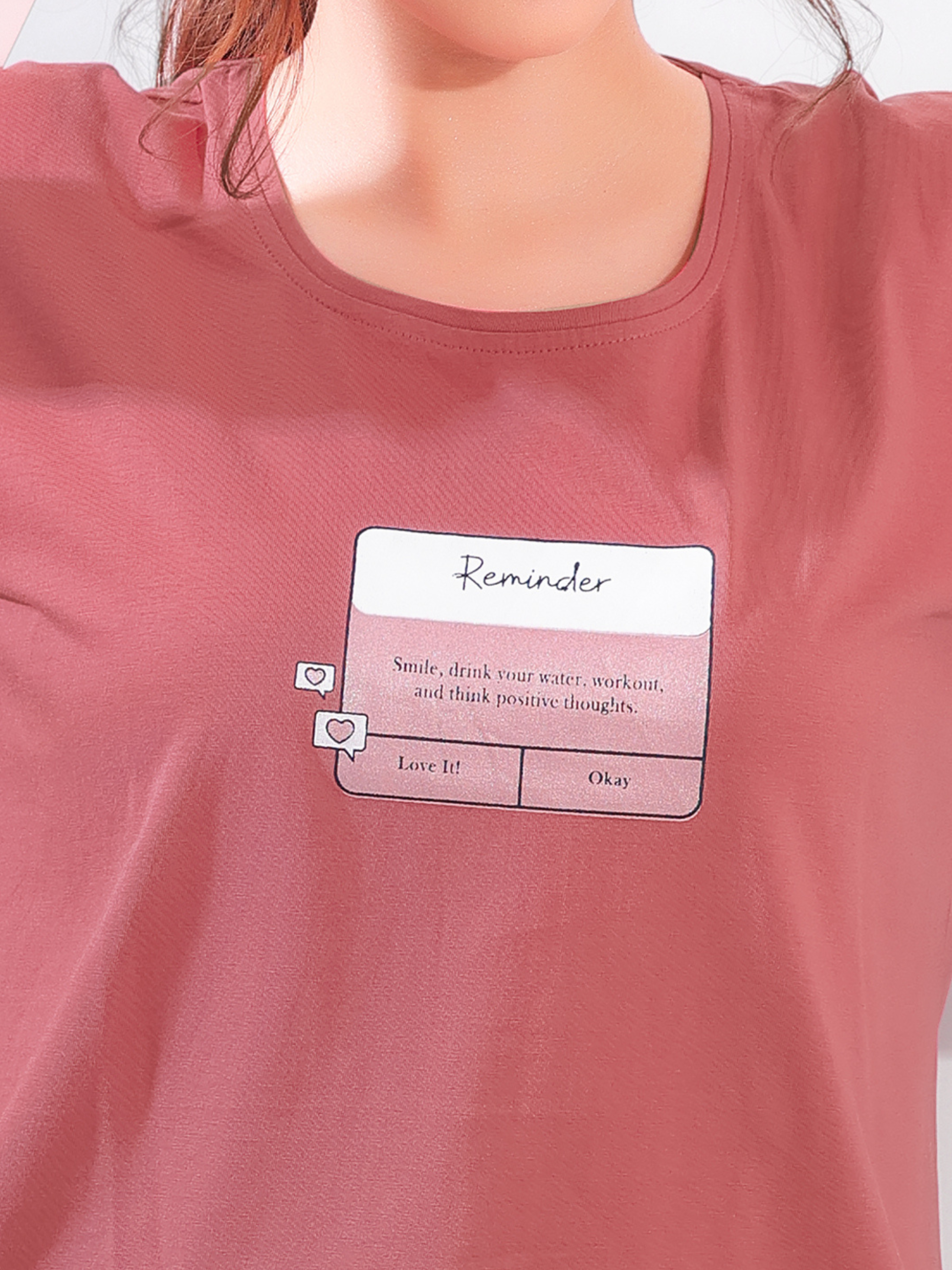 Dusty Rose Hosiery Nightsuit for Women – Soft & Relaxed Everyday Comfort