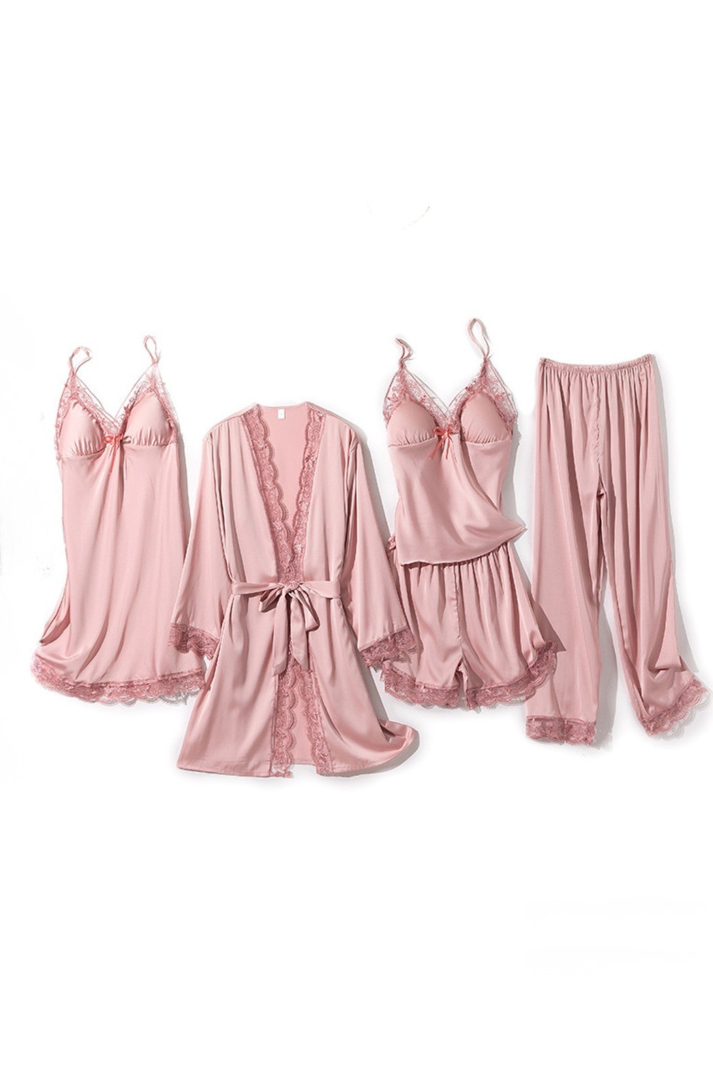 Luxury Satin 6-Piece Bedroom Wear Set