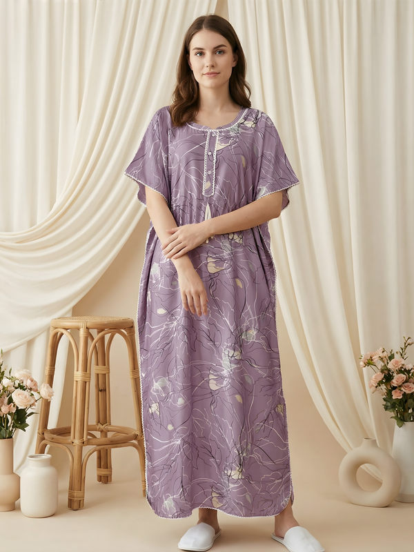 Royal Plum Heritage Kaftan Womens Kaftan
